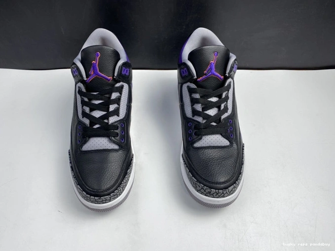 Cheap Husky Retro 050 Jordan 3 Air Black Court CT8532 Purple 0718